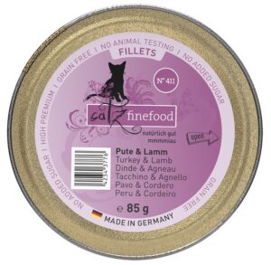 Catz Finefood Filety N.411 Indyk/Jagnięcina tacka 85g karma dla kota