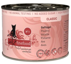 Catz Finefood Classic N.03 Drób puszka 200g karma dla kota