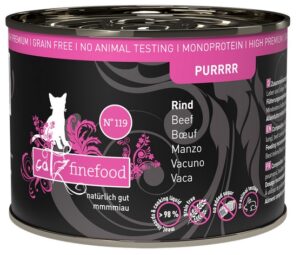 Catz Finefood Purrrr N.119 Wołowina puszka 200g karma dla kota