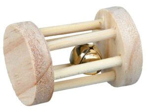 Trixie Drewniana rolka dla gryzoni 5x3,5cm