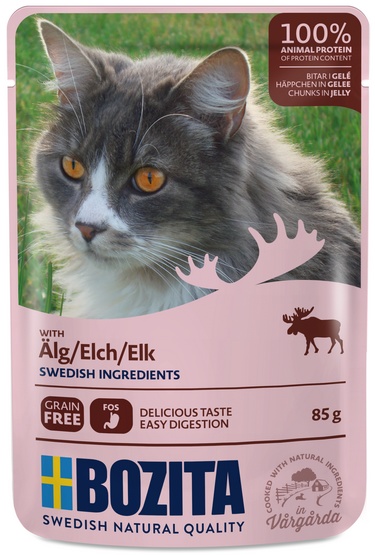Bozita Cat Łoś w galaretce saszetka 85g karma dla kota