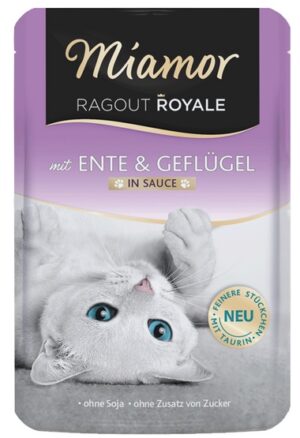 Miamor Ragout Royale z Kaczką i Drobiem w sosie saszetka 100g karma dla kota