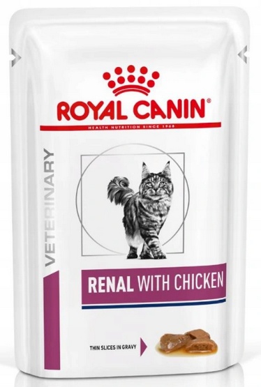 Royal Canin Veterinary Diet Feline Renal Kurczak saszetka 85g karma dla kota