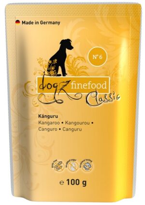 Dogz Finefood Classic N.06 Kangur saszetka 100g karma dla psa