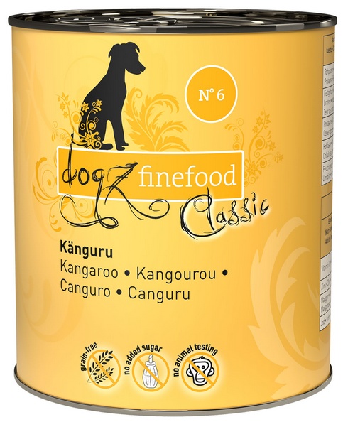 Dogz Finefood Classic N.06 Kangur puszka 800g karma dla psa
