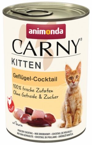 Animonda Carny Kitten Koktajl drobiowy puszka 400g karma dla kota