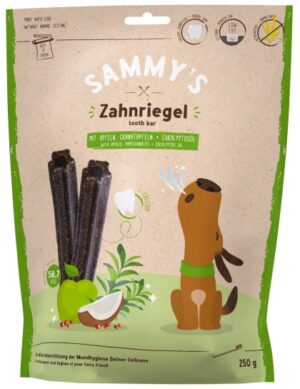 Sammy's Tooth Bar Dental Snack Jabłko i granat 250g karma dla psa