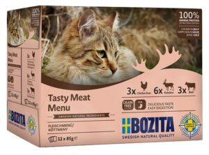Bozita Cat Multibox z mięsem w galaretce saszetki 12x85g karma dla kota