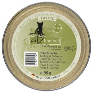 Catz Finefood Filety N.405 Indyk/Łosoś tacka 85g karma dla kota