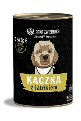 Paka Zwierzaka Seventh Heaven Duck & Apple puszka 400g karma dla psa
