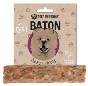 Paka Zwierzaka Baton Żwacz wołowy 12cm karma dla psa