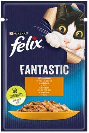 Felix Fantastic Kurczak w galaretce saszetka 85g karma dla kota