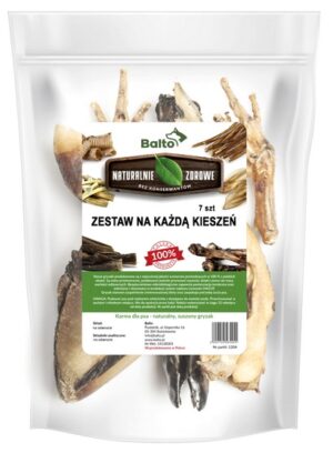 Balto Zestaw gryzaków na każdą kieszeń 7szt karma dla psa