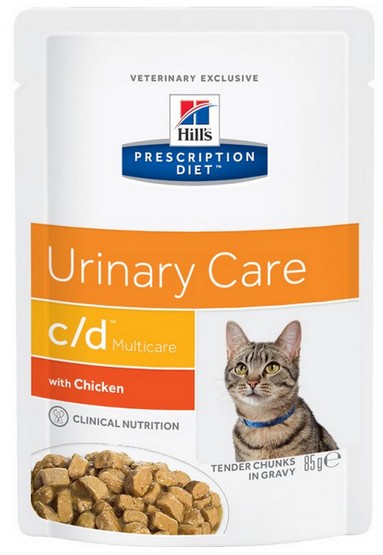 Hill's Prescription Diet c/d Feline z Kurczakiem saszetka 85g karma dla kota - obrazek 3