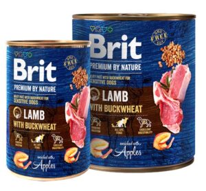 Brit Premium By Nature Lamb & Buckwheat puszka 400g karma dla psa