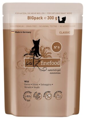 Catz Finefood Classic N.09 Dziczyzna saszetka 300g karma dla kota