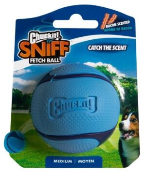 Chuckit! Sniff Fetch Ball Bacon Medium zabawka dla psa