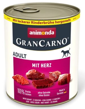 Animonda GranCarno Original Adult Herz Serca puszka 800g karma dla psa