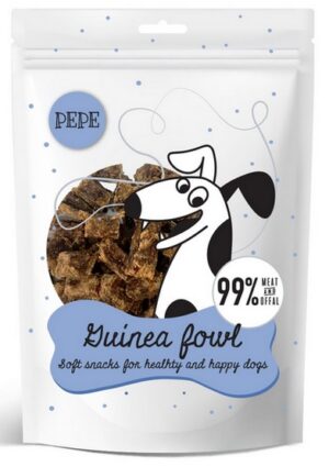 Paka Zwierzaka PEPE Mini Chunkies Guinea Fowl (perliczka) 70g karma dla psa