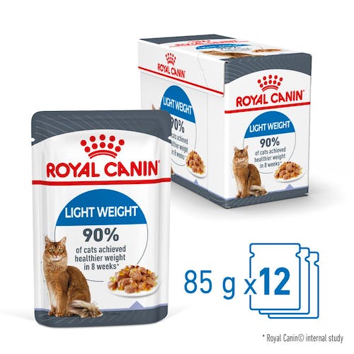 Royal Canin Light Weight Care w galaretce karma mokra dla kotów dorosłych, z tendencją do nadwagi saszetka 85g karma dla kota - obrazek 4