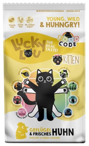 Lucky Lou Food Code Lifestage Kitten Geflugel & Huhn 1,7kg karma dla kota