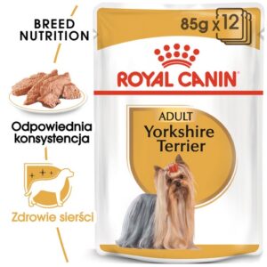 Royal Canin Yorkshire Terrier Adult karma mokra - pasztet, dla psów dorosłych rasy yorkshire terrier saszetka 85g karma dla psa