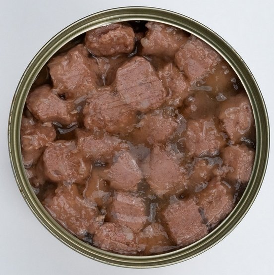 TUF TUF Kawałki mięsne z drobiem dla kota puszka 415g karma dla kota - obrazek 2