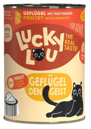 Lucky Lou Lifestage Adult Drób puszka 400g karma dla kota