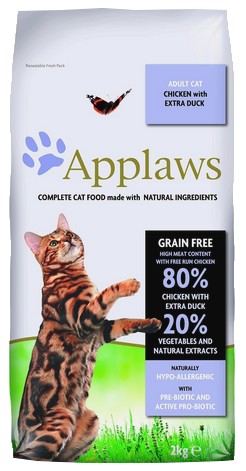 Applaws Cat Adult Chicken & Duck 2kg karma dla kota - obrazek 3