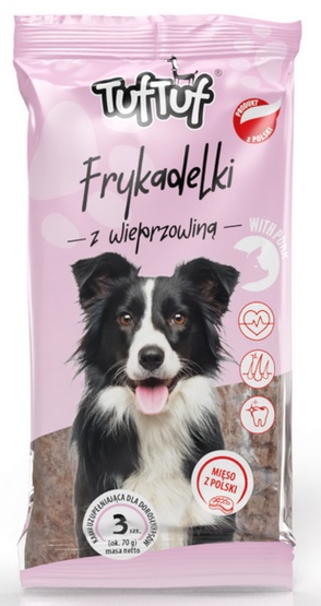 TUF TUF Frykadelki wieprzowe dla psa 3szt karma dla psa