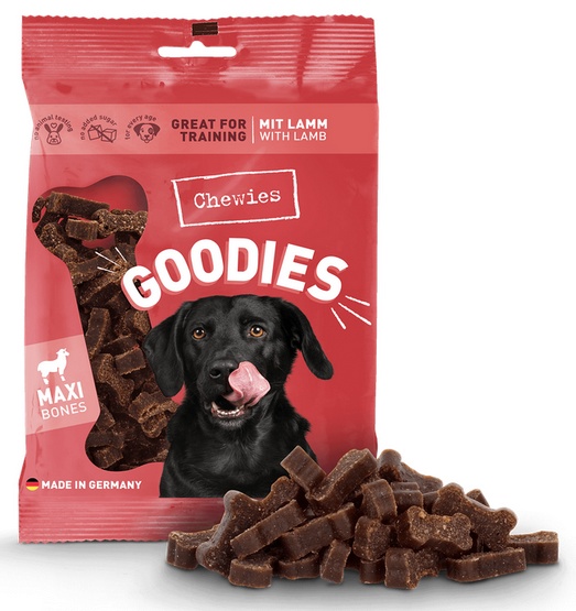 Chewies Goodies (Training) Kosteczki Maxi Jagnięcina 200g karma dla psa