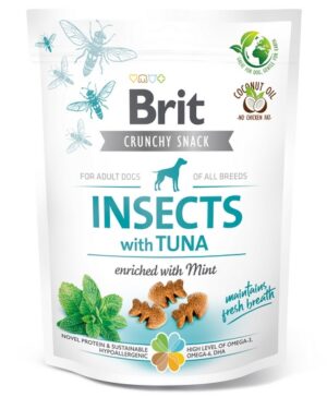 Brit Care Dog Crunchy Cracker Insect & Tuna 200g karma dla psa