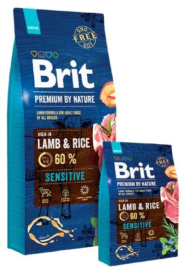 Brit Premium By Nature Sensitive Lamb 3kg karma dla psa