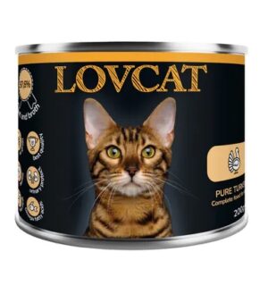 Lovcat Pure Turkey puszka 200g karma dla kota