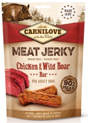 Carnilove Dog Jerky Chicken & Wild Boar Bar - kurczak i dzik 100g karma dla psa