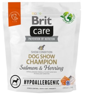 Brit Care Hypoallergenic Dog Show Champion Salmon & Herring 1kg karma dla psa