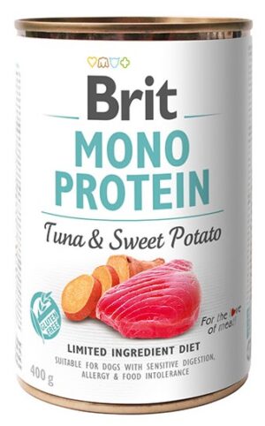 Brit Mono Protein Tuna & Sweet Potato puszka 400g karma dla psa