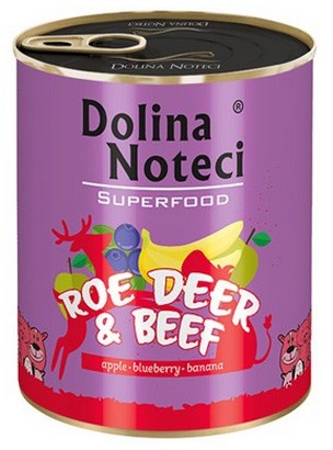 Dolina Noteci Superfood Pies Sarna i wołowina puszka 800g karma dla psa