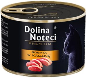 Dolina Noteci Premium Kot Bogata w kaczkę puszka 185g karma dla kota