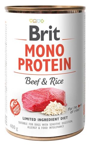 Brit Mono Protein Beef & Rice puszka 400g karma dla psa