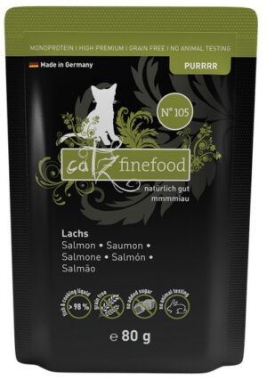 Catz Finefood Purrrr N.105 Łosoś saszetka 80g karma dla kota