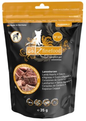 Catz Finefood Purrrrly N.107 Serca jagnięce 35g karma dla kota