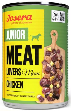 Josera Meat Lovers Menu Junior Kurczak puszka 400g karma dla psa