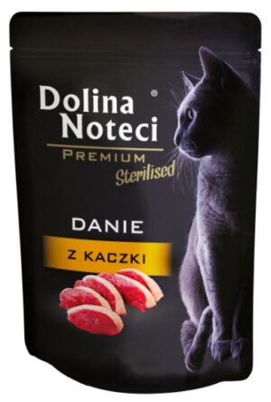 Dolina Noteci Premium Kot Sterilised Danie z kaczki saszetka 85g karma dla kota