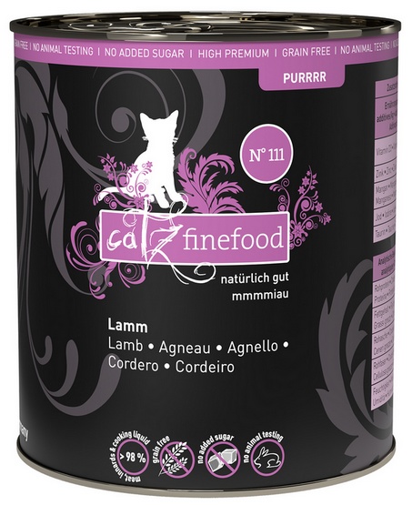 Catz Finefood Purrrr N.111 Jagnięcina puszka 800g karma dla kota