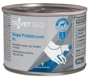 Trovet Unique Protein UPL Jagnięcina dla psa i kota puszka 200g karma dla psa