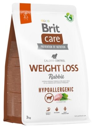 Brit Care Hypoallergenic Dog Weight Loss Rabbit 3kg karma dla psa
