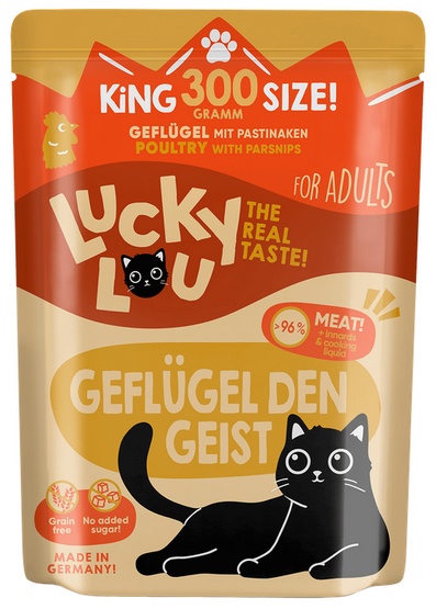 Lucky Lou Lifestage Adult Drób saszetka 300g karma dla kota - obrazek 2