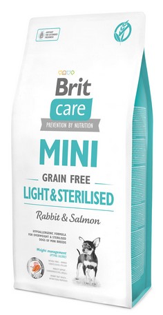 Brit Care Grain Free Mini Light & Sterilised 400g karma dla psa