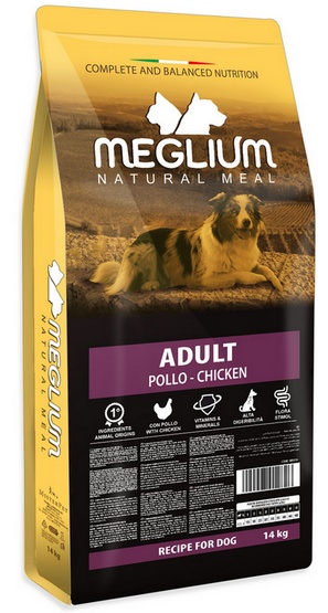 Meglium Dog Adult Chicken 14kg karma dla psa